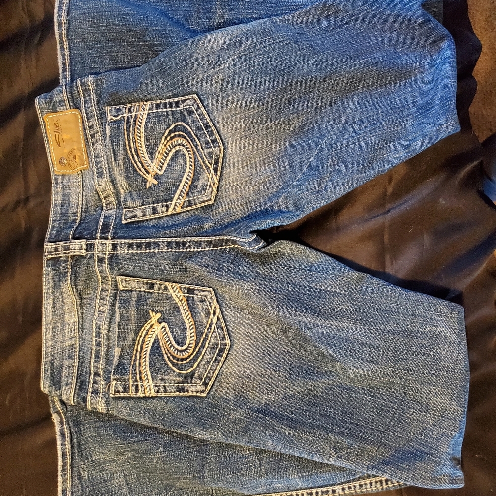 Silver jeans